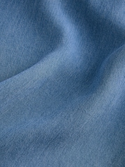 Dark Blue Lightweight Midi Tea Dress - Image 7 of 7