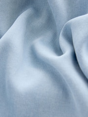 Mid Blue Lightweight TENCEL™ Denim Maxi Dress - Image 7 of 7