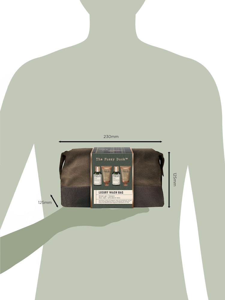 Baylis & Harding The Fuzzy Duck Bergamot Hemp Sandalwood Mens Luxury Wash Bag Gift Set - Image 5 of 5