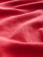 Red 100% Cotton Front Pocket Denim Mini Dress - Image 6 of 7
