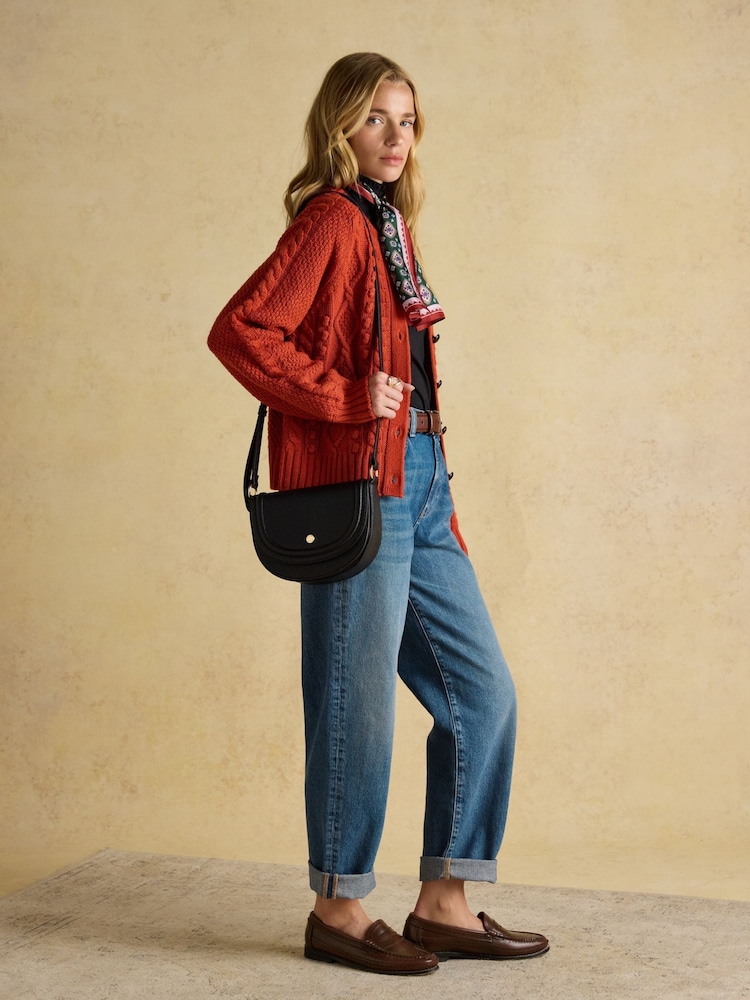 Joules Paloma Black Half Moon Cross Body - Image 2 of 9 Joules Paloma Black Half Moon Cross Body - Image 2 of 9