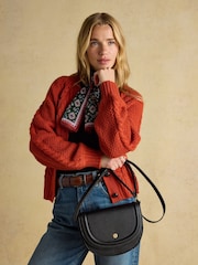 Joules Paloma Black Half Moon Cross Body - Image 3 of 4