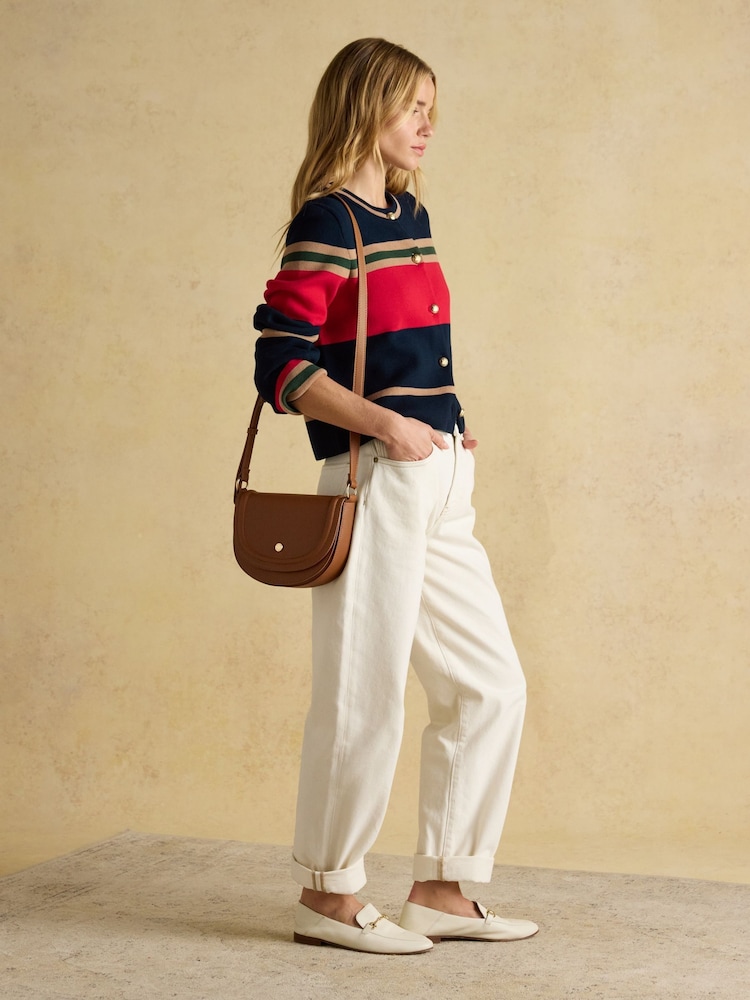 Joules Paloma Tan Brown Half Moon Cross Body - Image 2 of 4