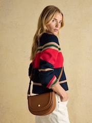 Joules Paloma Tan Brown Half Moon Cross Body - Image 3 of 4