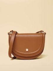 Joules Paloma Tan Brown Half Moon Cross Body - Image 5 of 9