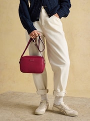 Joules Trent Berry Red Cross Body Bag - Image 2 of 9
