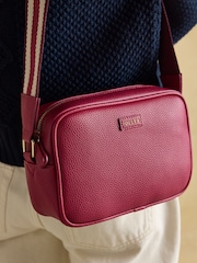 Joules Trent Berry Red Cross Body Bag - Image 4 of 9