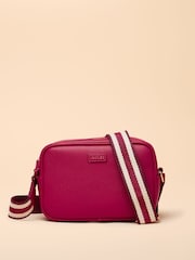 Joules Trent Berry Red Cross Body Bag - Image 5 of 9