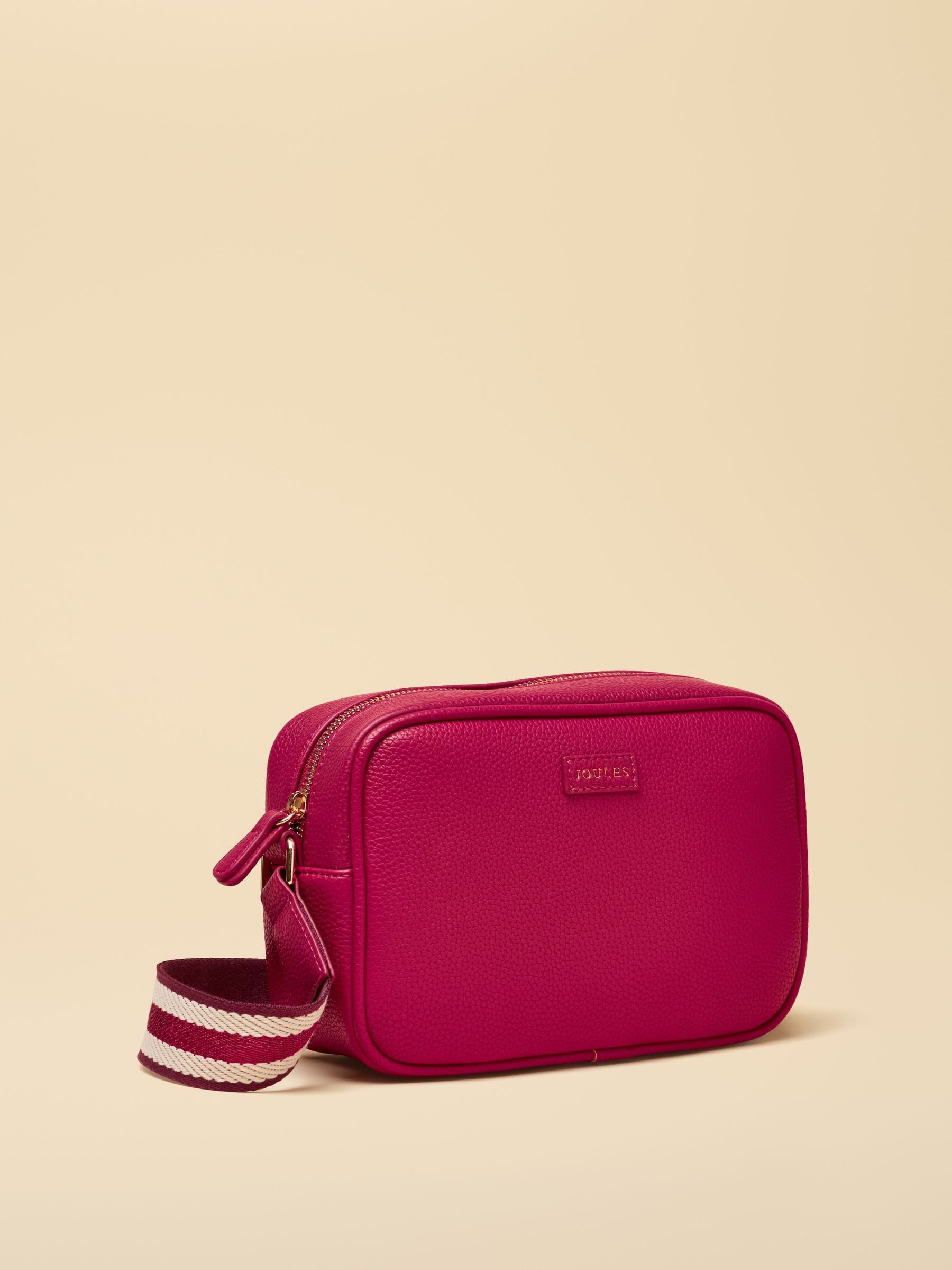 Buy Joules Trent Berry Red Adjustable Cross Body Bag from the Next
