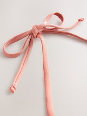 Pink Metallic Frill Triangle Bikini Top - Image 9 of 9