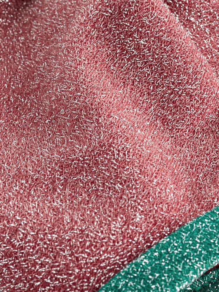 Pink/Blaugrün, Metallic - Kontrast-Cropped-Bikini-Oberteil - Bild 10 von 10 Pink/Blaugrün, Metallic - Kontrast-Cropped-Bikini-Oberteil - Bild 10 von 10