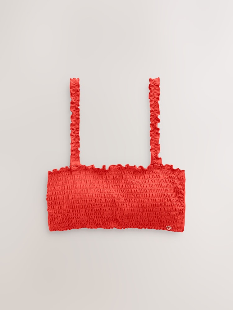 Rouge - Haut de bikini Bandeau Shirred - Image 4 of 7