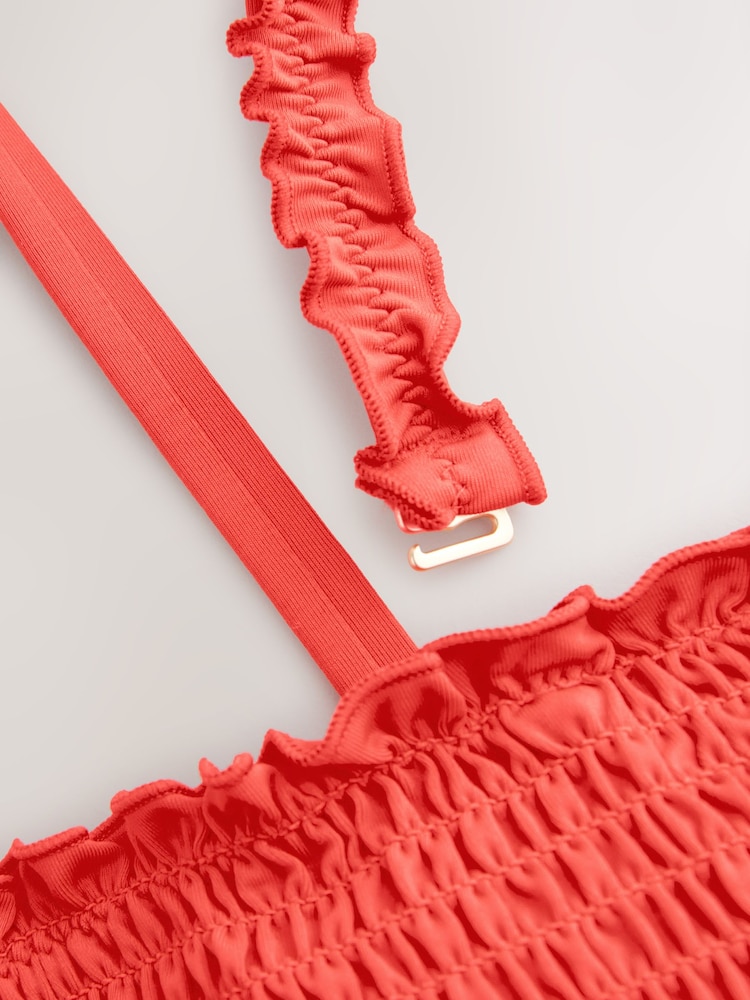 Rouge - Haut de bikini Bandeau Shirred - Image 5 of 7