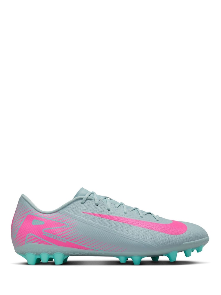 Nike Grey/Pink Adults Zoom Mercurial Vapor 16 Academy Artificial Ground Football Boots - Image 1 of 11