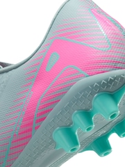 Nike Grey/Pink Adults Zoom Mercurial Vapor 16 Academy Artificial Ground Football Boots - Image 10 of 11