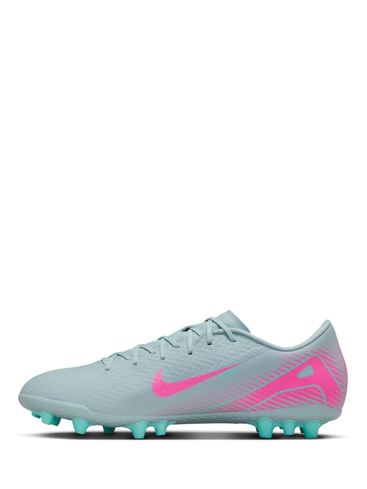 Nike Grey/Pink Adults Zoom Mercurial Vapor 16 Academy Artificial Ground Football Boots - Image 2 of 11