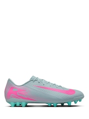 Nike Grey/Pink Adults Zoom Mercurial Vapor 16 Academy Artificial Ground Football Boots - Image 3 of 11