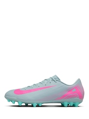 Nike Grey/Pink Adults Zoom Mercurial Vapor 16 Academy Artificial Ground Football Boots - Image 4 of 11
