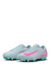 Nike Grey/Pink Adults Zoom Mercurial Vapor 16 Academy Artificial Ground Football Boots - Image 5 of 11