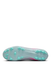 Nike Grey/Pink Adults Zoom Mercurial Vapor 16 Academy Artificial Ground Football Boots - Image 8 of 11