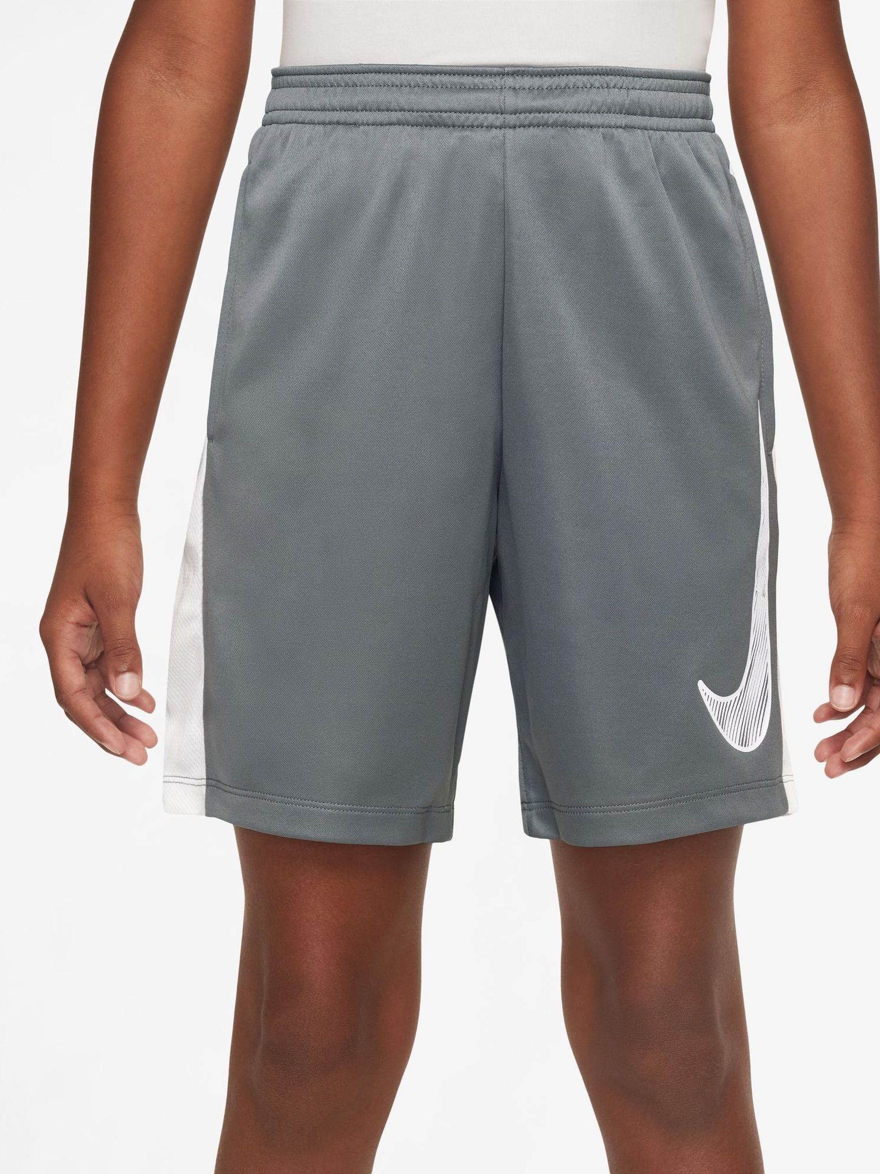 nike grey football shorts