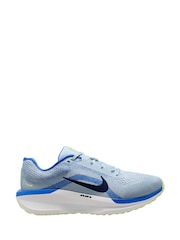 Nike Blue/White Winflo 11 Road Running Trainers - Image 1 of 4