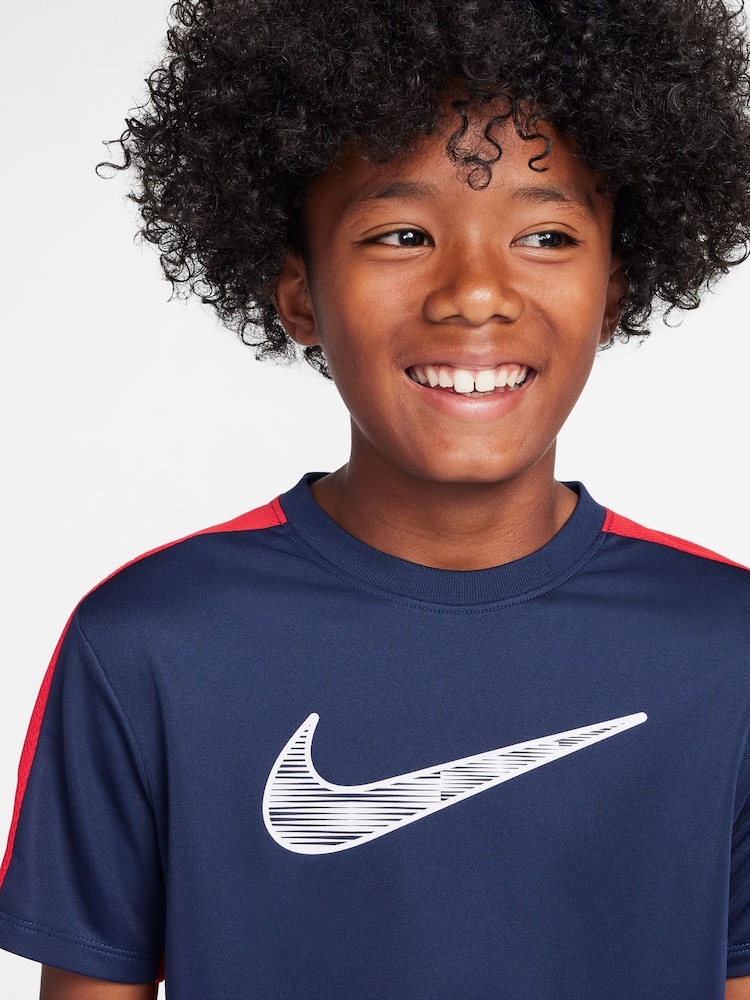 Nike Midnight Navy Trophy 23 Dri-FIT Short Sleeve T-Shirt - Image 3 of 3