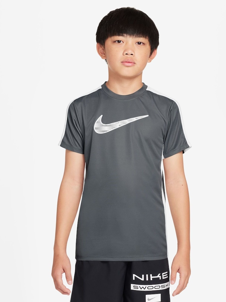 Nike Football Grey Trophy 23 Dri-FIT Short Sleeve T-Shirt - Image 1 of 1 Nike Football Grey Trophy 23 Dri-FIT Short Sleeve T-Shirt - Image 1 of 1