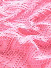 Pink Scoop Neck Tummy Control Swimsuit - Image 7 of 9