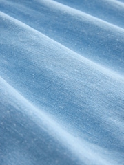 Mid Blue 100% Cotton Strappy Denim Midi Dress - Image 7 of 7