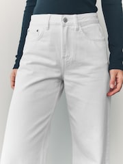Weiß - Jeans mit weitem Bein - Bild 6 von 9