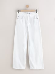 Weiß - Jeans mit weitem Bein - Bild 7 von 9