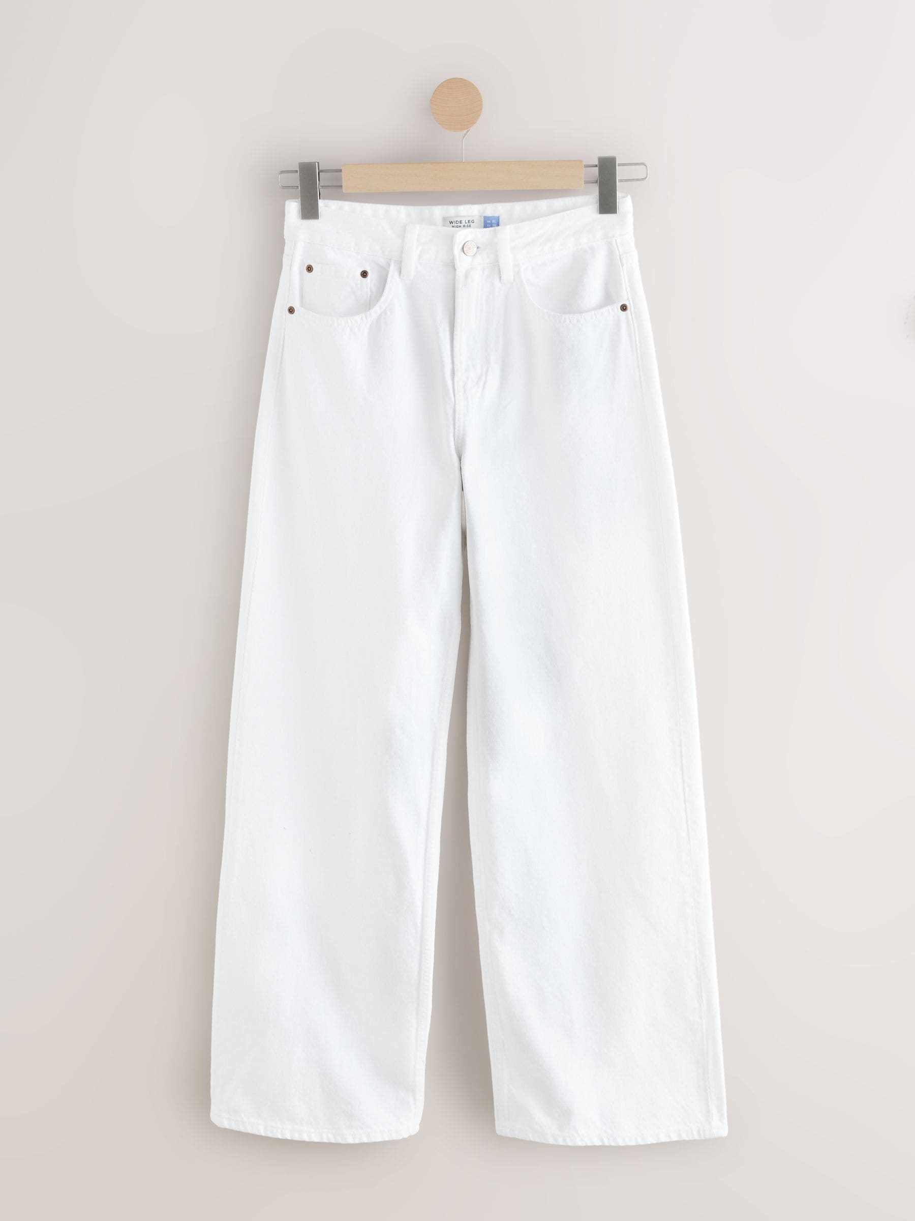 Buy White Wide Leg Jeans from Next Romania