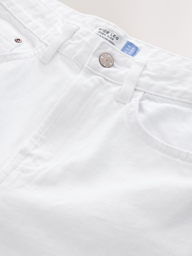 Weiß - Jeans mit weitem Bein - Bild 9 von 9