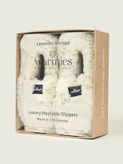 Warmies Heatable Luxury Slippers Almond Gift Set - Image 2 of 6