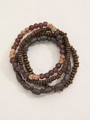FatFace Stretch Bracelet Stack - Imagen 1 de 2