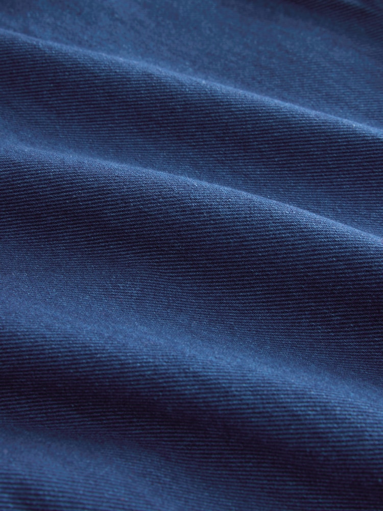 Dark Blue Dark Blue Lightweight Denim Wide Crops - Image 8 of 8