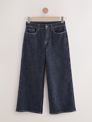 Rinse Blue Crop Wide Leg Jeans - Image 7 of 9