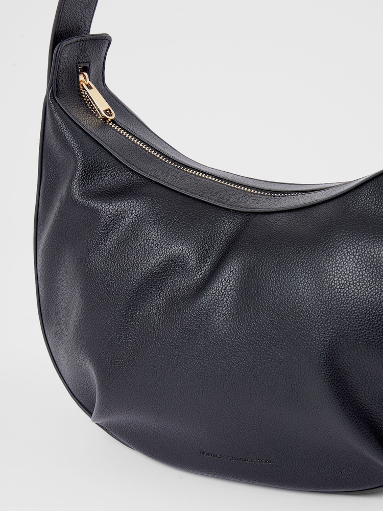 French Connection Black Large Cross-Body Bag - Image 2 of 4