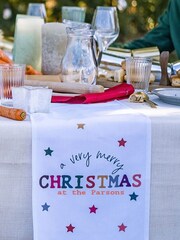 Personalised Table Runner by Solesmith - Image 1 of 2