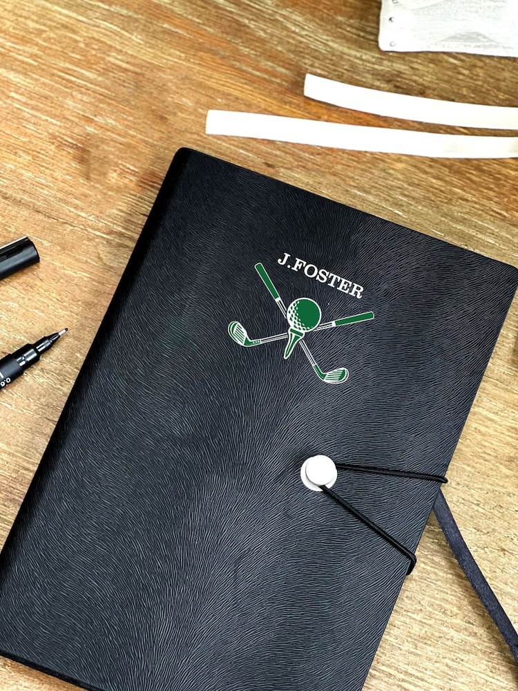 Personalised Golf Notebook by Solesmith - Image 2 of 6