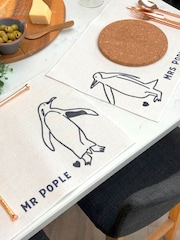 Personalised 100% Linen Place Mats by Solesmith - Image 1 of 4