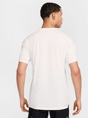 Nike White/Gold Dri-FIT Jakob Ingebrigtsen Running T-Shirt - Image 2 of 7