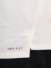 Nike White/Gold Dri-FIT Jakob Ingebrigtsen Running T-Shirt - Image 6 of 7