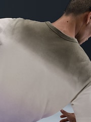 Nike Grey/Purple Sportswear Dip Dye Graphic T-Shirt - Image 4 of 5