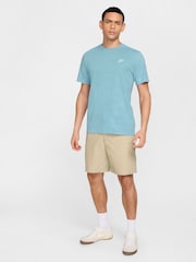 Nike Blue Club Premium Washed T-Shirt - Image 3 of 5