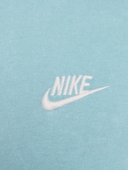 Nike Blue Club Premium Washed T-Shirt - Image 5 of 5
