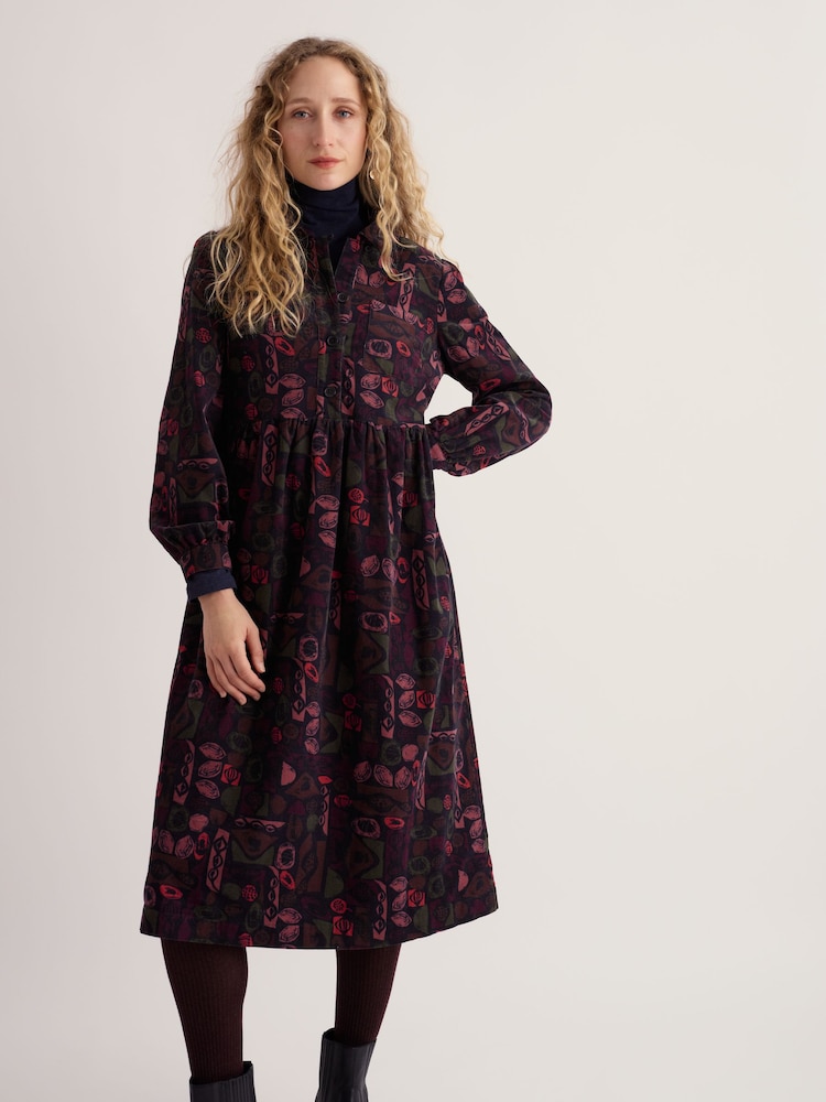 Seasalt Cornwall Blue Rosina Shirt Style Midi Dress - Image 2 of 5 Seasalt Cornwall Blue Rosina Shirt Style Midi Dress - Image 2 of 5