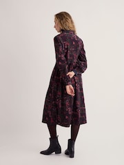 Seasalt Cornwall Blue Rosina Shirt Style Midi Dress - Image 3 of 5