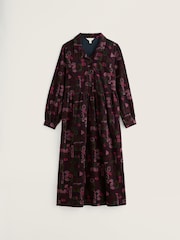 Seasalt Cornwall Blue Rosina Shirt Style Midi Dress - Image 4 of 5